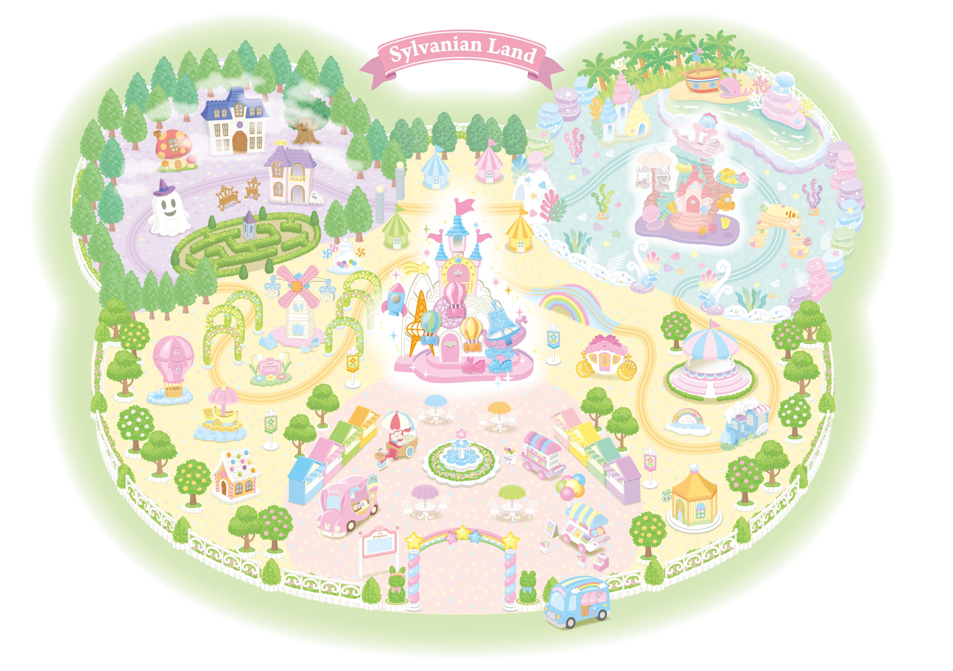 Amazon.co.jp: シルバニアファミリー ゆうえんち 【 ゆめいろ